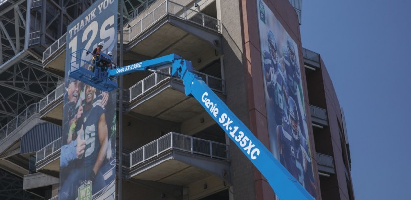 Follow Special Precautions to Exit a Boom Platform at Height