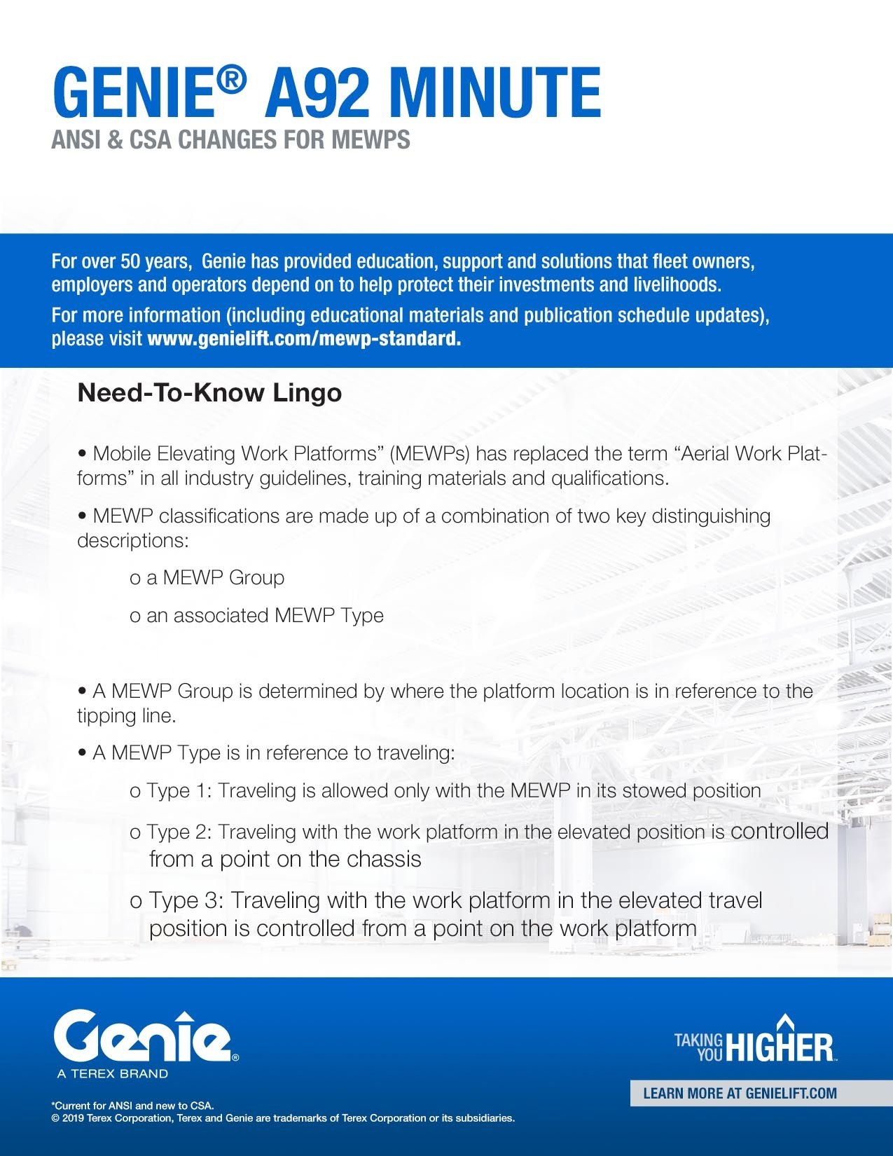 A92 Minute Need To Know Lingo